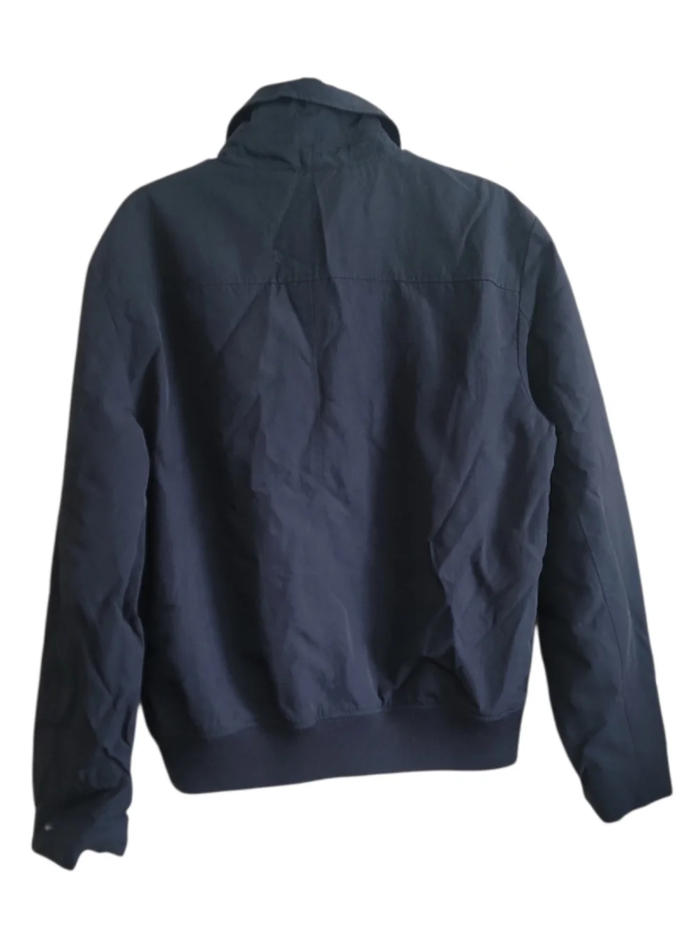 Banana Republic Mens Black Bomber Jacket W/ Pockets Size Large